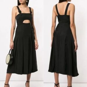 Alice McCall | Favour Black Buckle Midi Dress NWT